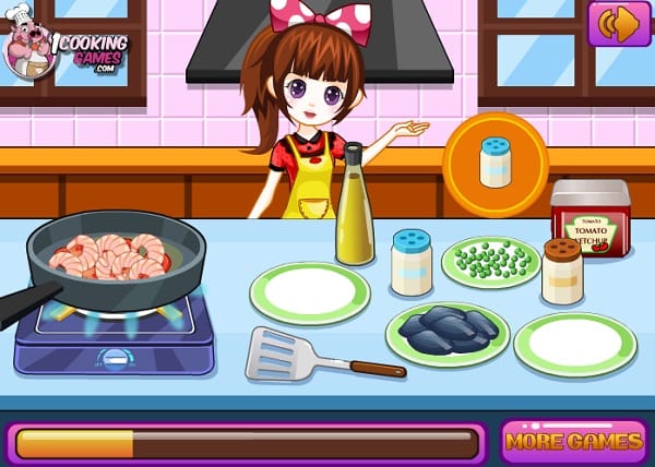 game tập Làm mì tôm hải sản game tap Lam mi tom hai san