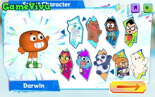 game Thế vận hội mùa đông Cartoon Network hình ảnh 1