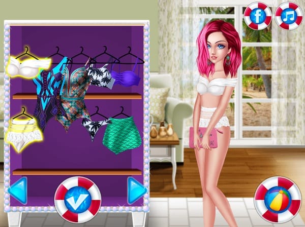 game Thời trang áo tắm công chúa quyến rũ gợi cảm game Thoi trang ao tam cong chua quyen ru goi cam