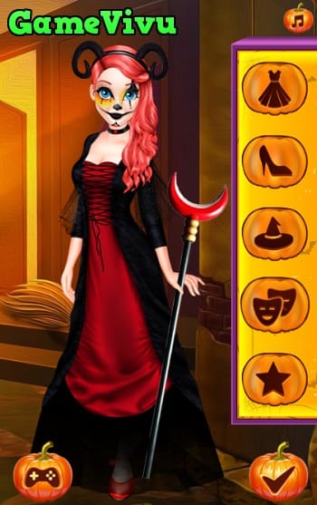 game Thoi trang Halloween cho cong chua hinh anh 3