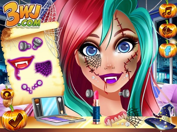 game Thu thach cong chua halloween hinh anh 3