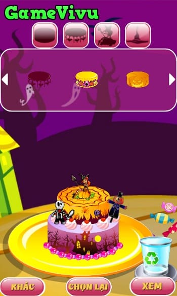 game Trang tri banh Halloween hinh anh 2